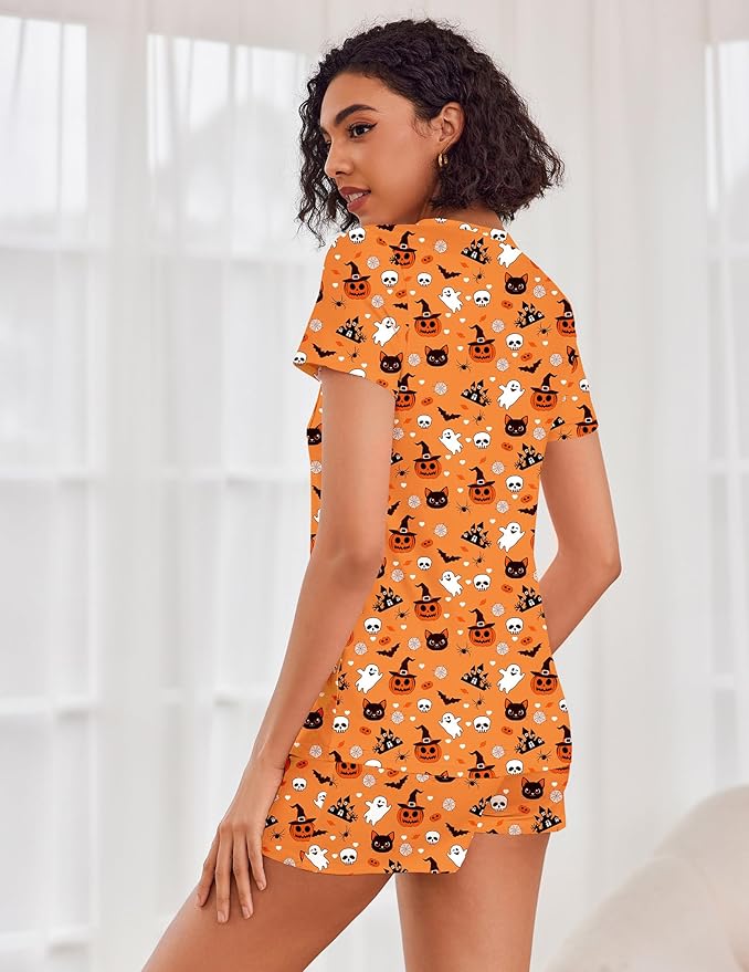 Women's Pajama Set - Short Sleeve - 2 Piece