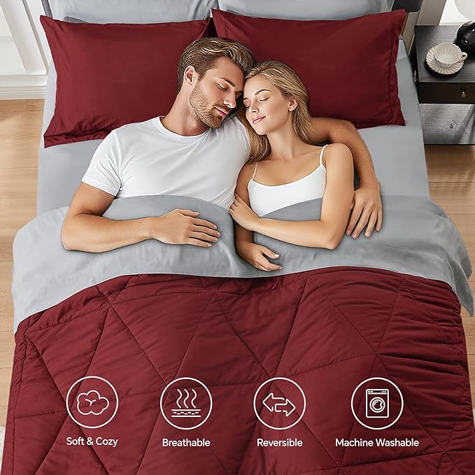 Microfiber Comforter Set - Twin - 5 Piece