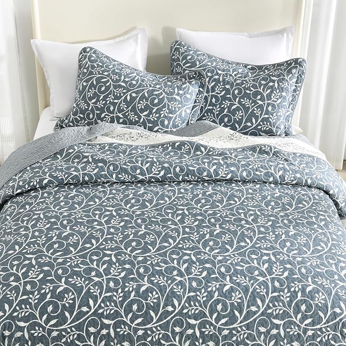 100% Cotton Bedding Set - King - 3 Piece