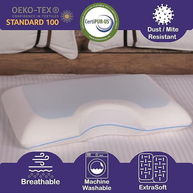 Memory Foam Cooling Bed Pillow