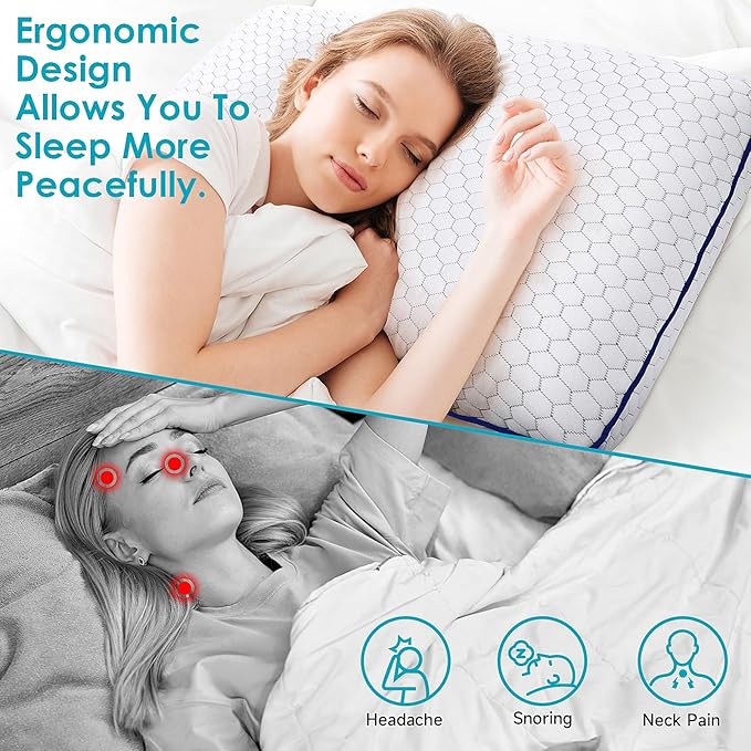 Memory Foam Bed Pillow - Standard
