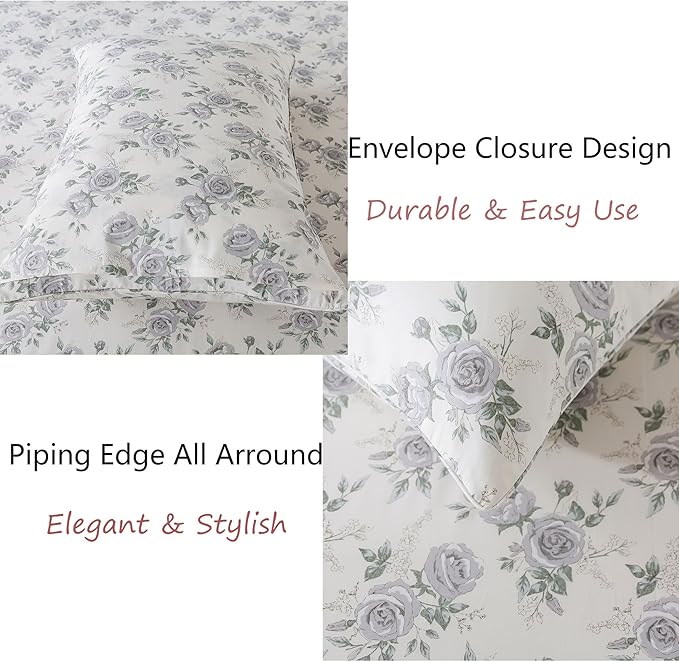 100% Cotton Bed Sheet Set - Full - 4 Piece