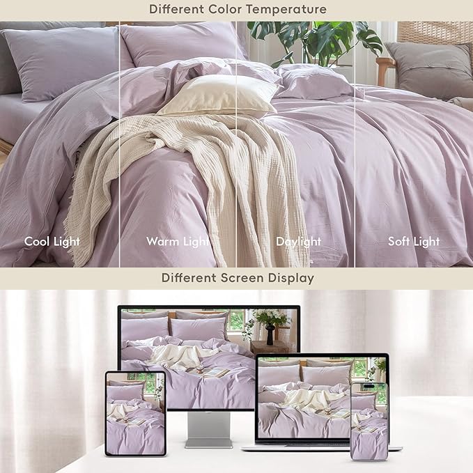 Linen Duvet Cover Set - Twin
