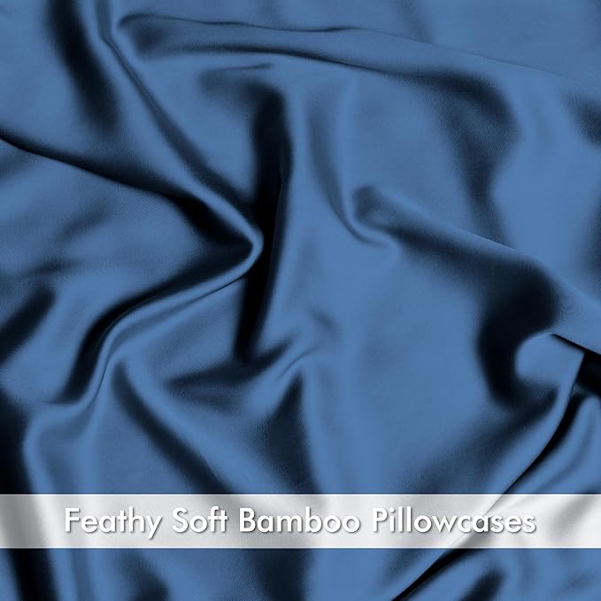 Bamboo Cooling Pillowcase Set - Queen - 2 Pack - 2 Piece
