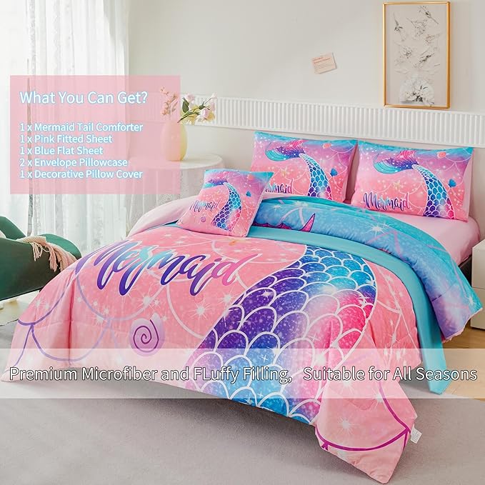 Comforter Set - Queen - 6 Piece
