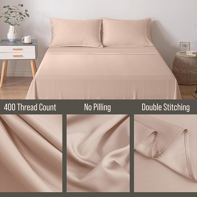 Bamboo Cooling Pillowcase Set - King - 2 Piece