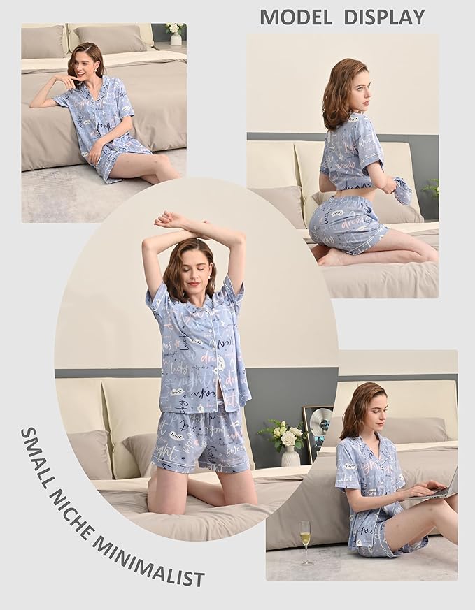 Women's 100% Cotton Pajama Set - 2 Piece