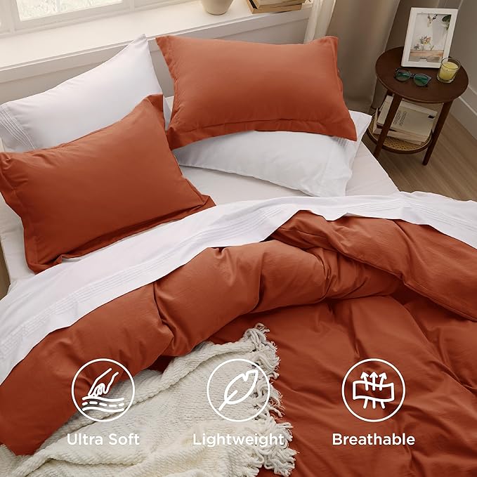 Duvet Cover Set - King - 104 x 90 in - 3 Piece