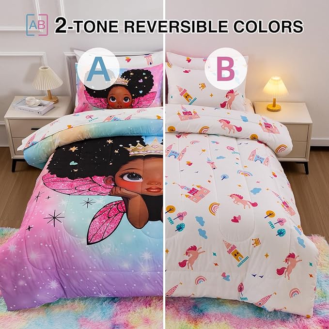 Comforter Set - Twin - 6 Piece