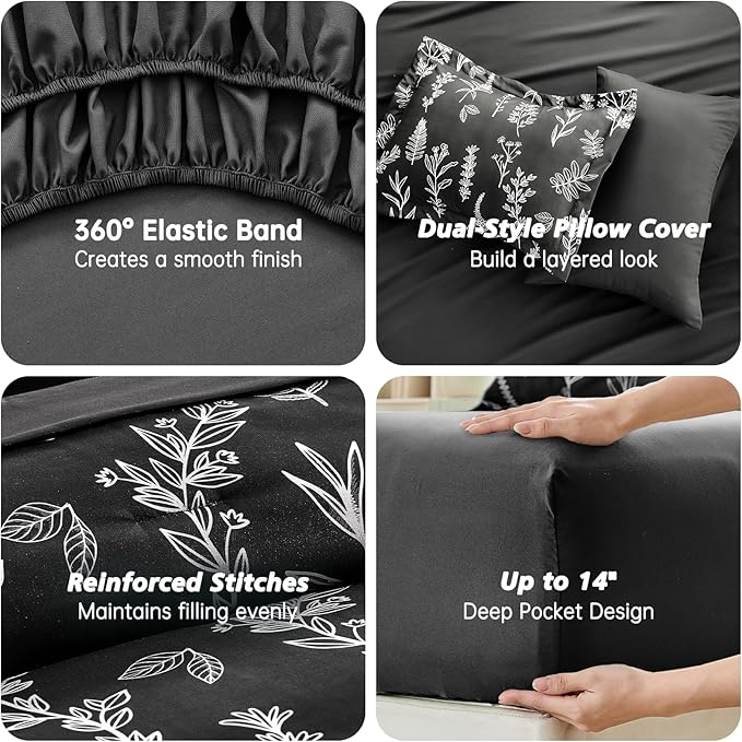 Comforter Set - Queen - 7 Piece