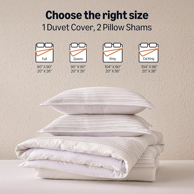 Microfiber Duvet Cover Set - King - 3 Piece