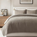 100% Cotton Quilt Set - King - 3 Piece