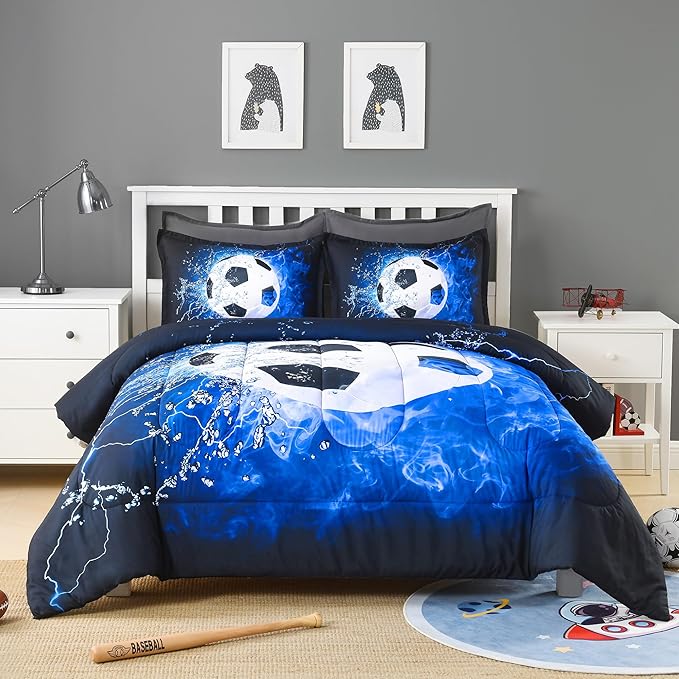 Microfiber Comforter Set - Queen - 90 x 90 in - 3 Piece