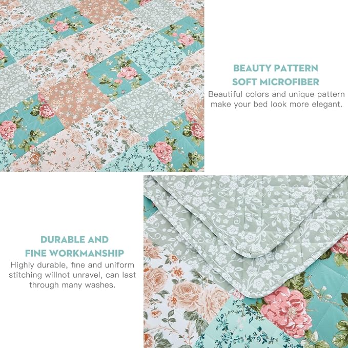 Microfiber Quilt - King - 6 Piece