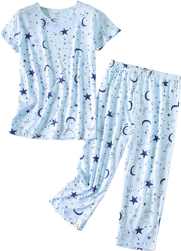 Women's Capri Pajama Set - 2 Piece