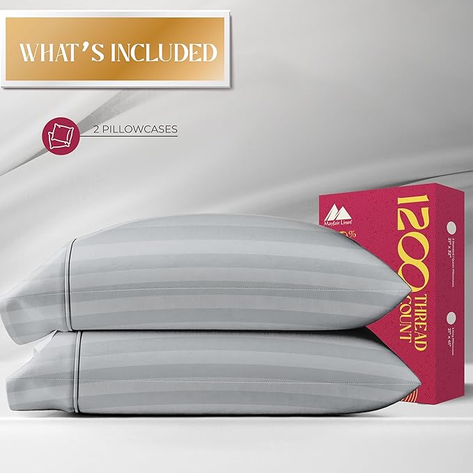Linen Pillowcase Set - Queen - 2 Piece