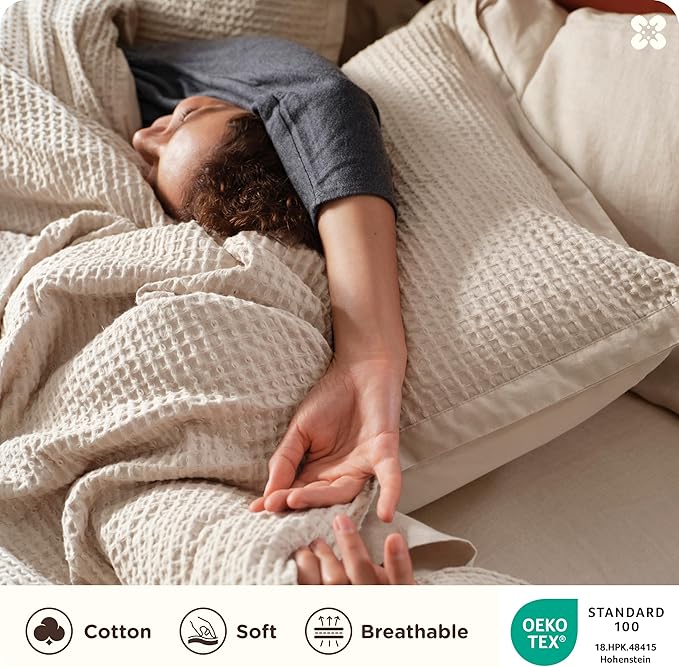 100% Cotton Duvet Cover Set - California King - 3 Piece