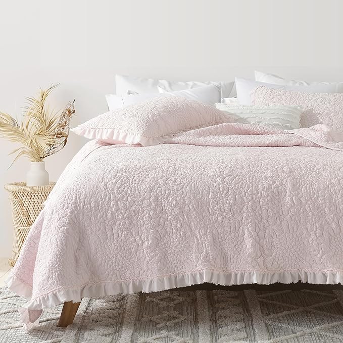 Microfiber Quilt Set - Queen - 3 Piece