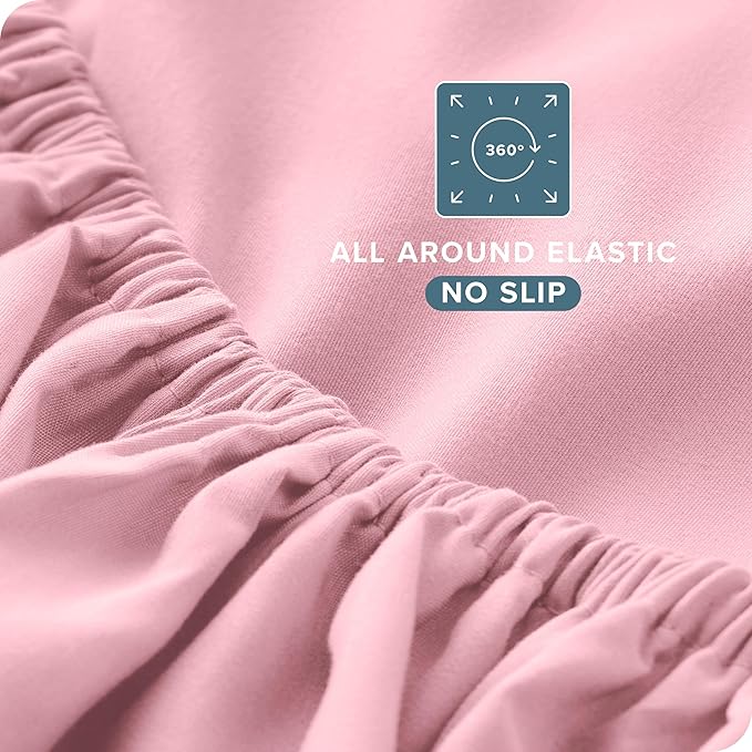 Microfiber Bed Sheet Set - Queen - 4 Piece
