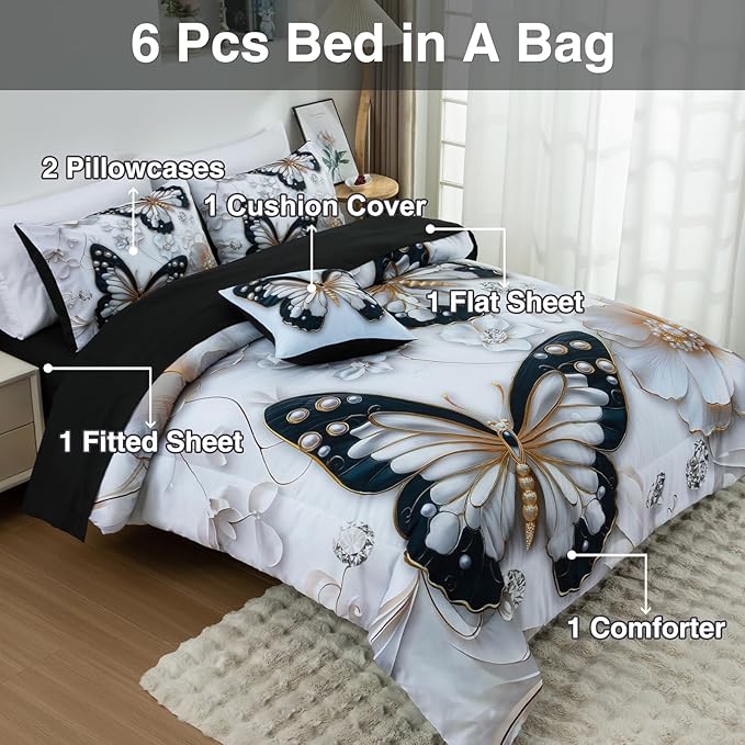 Comforter Set - Queen - 6 Piece