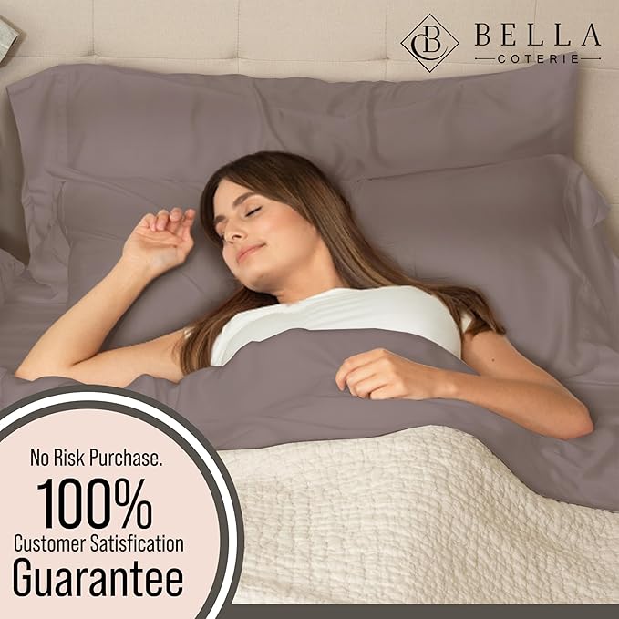 Bamboo Cooling Bed Sheet Set - Split King - 7 Piece