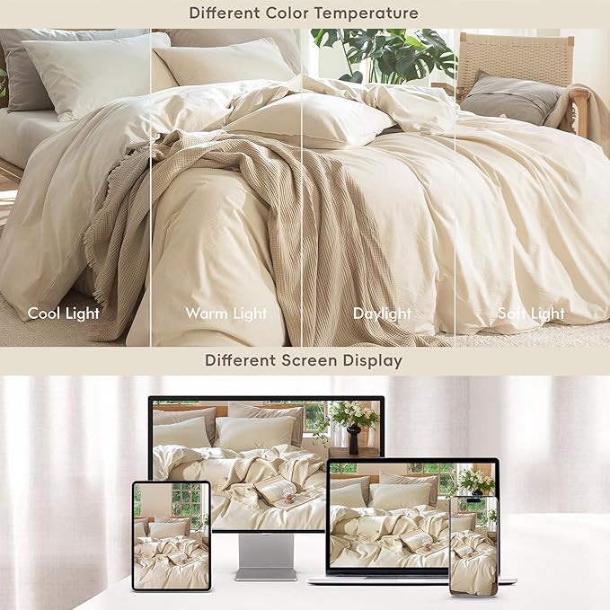 Linen Duvet Cover Set - Full