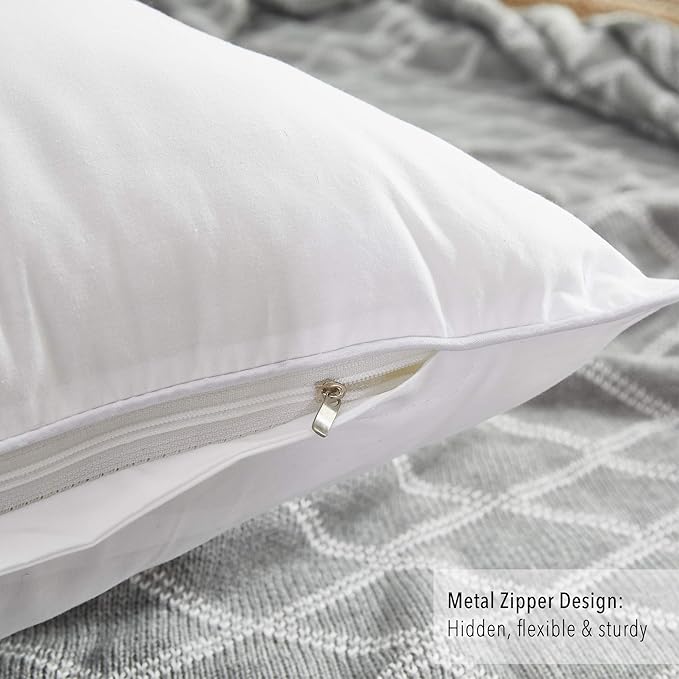 100% Cotton Pillow Insert - 4 Piece