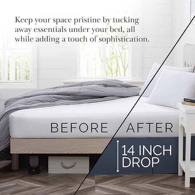 Bed Skirt - California King - 14 in Drop