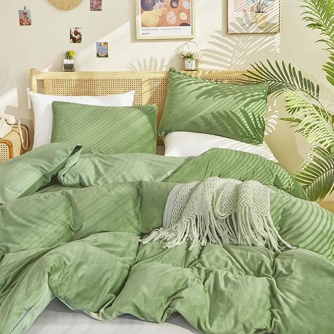 Velvet Comforter Set - King - 3 Piece