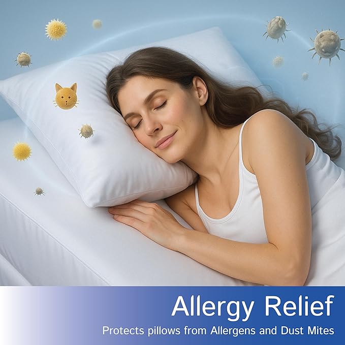 Waterproof Pillow Protector - Queen - 2 Piece