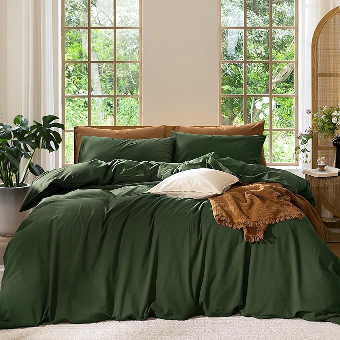 Linen Duvet Cover Set - Queen
