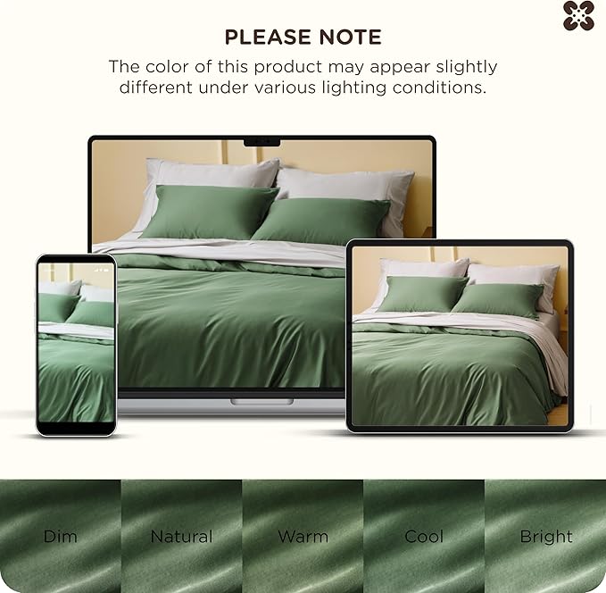 Bamboo Cooling Duvet Cover Set - Queen