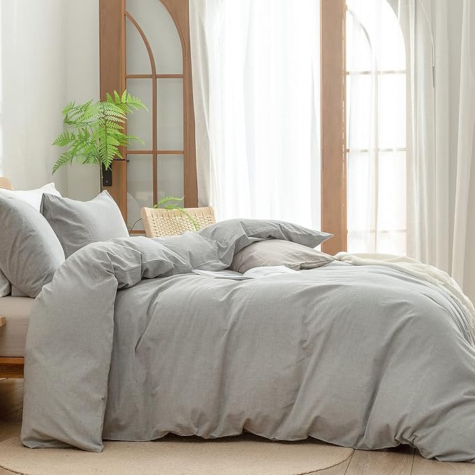 Linen Duvet Cover Set - Twin XL - 2 Piece