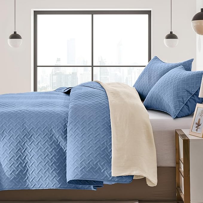 Microfiber Quilt Set - Twin