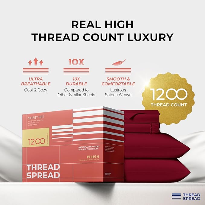 Bed Sheet Set - Queen - 17 in Deep Pocket - 4 Piece