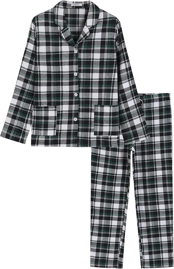 Women's Flannel Pajama Set - 2 Piece