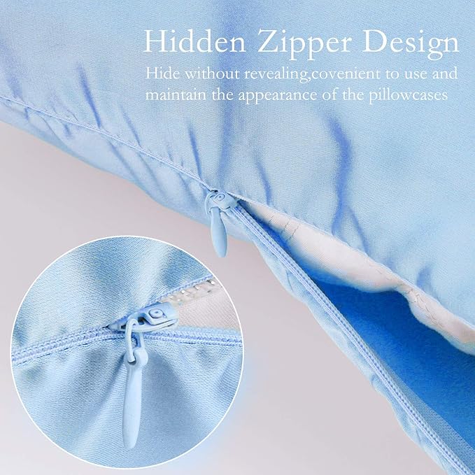 Mulberry Silk Hypoallergenic Pillowcase Set - Queen - 2 Pack