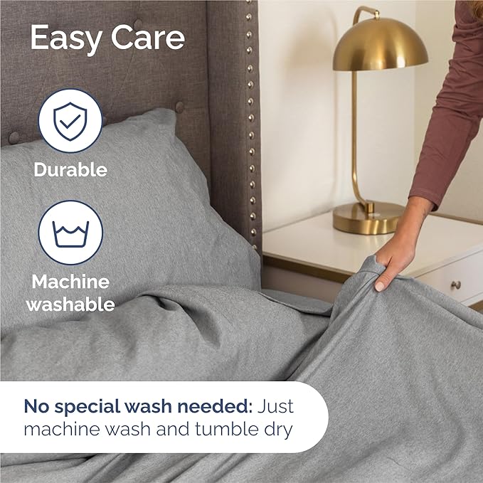 Cooling Bed Sheet Set - Split King - 16 in Deep Pocket - 7 Piece