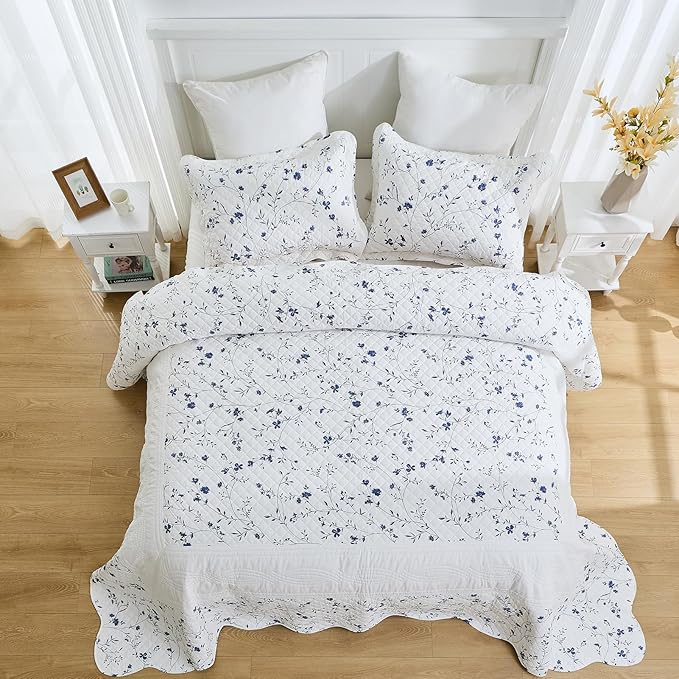 100% Cotton Bedding Set - California King - 3 Piece