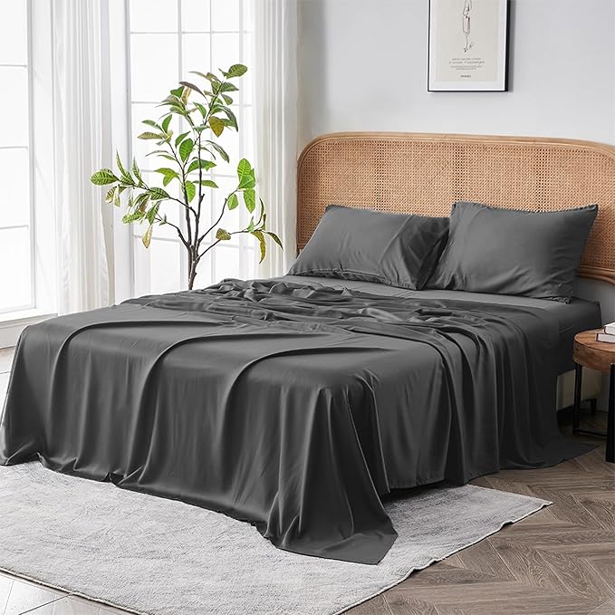 Cooling Bed Sheet Set - Queen - 4 Piece