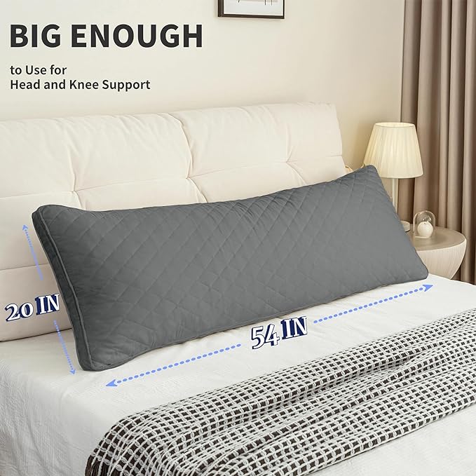 Memory Foam Body Pillow - Full - 20 x 54 in