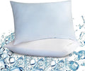100% Cotton Cooling Bed Pillow - Queen - 2 Piece