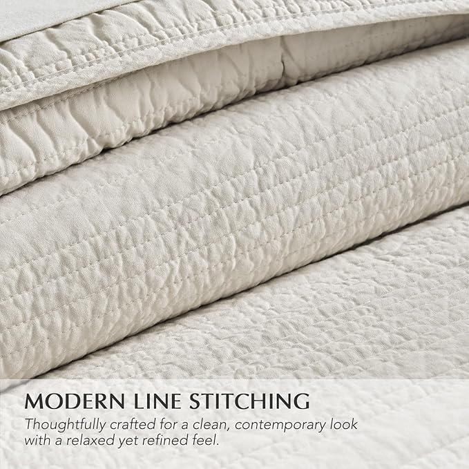 100% Cotton Quilt Set - Queen - 3 Piece