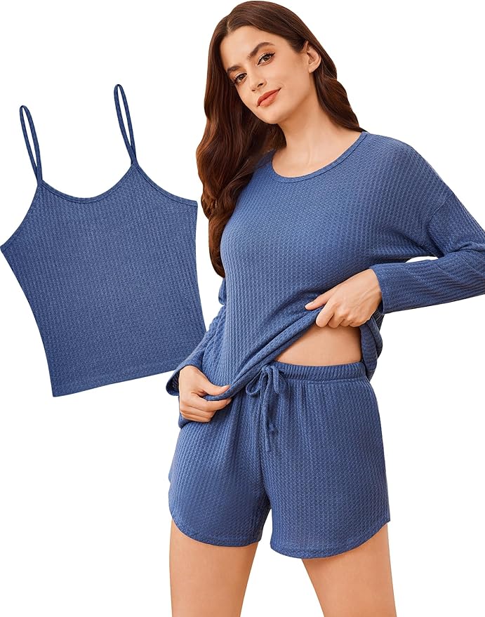 Shorts Pajama Set - Long Sleeve - 3 Piece