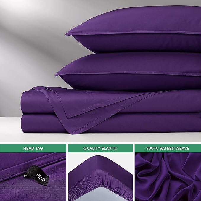 Bamboo Cooling Bed Sheet Set - California King - 4 Piece