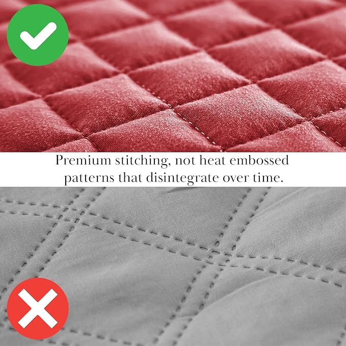 Microfiber Quilt Set - Queen