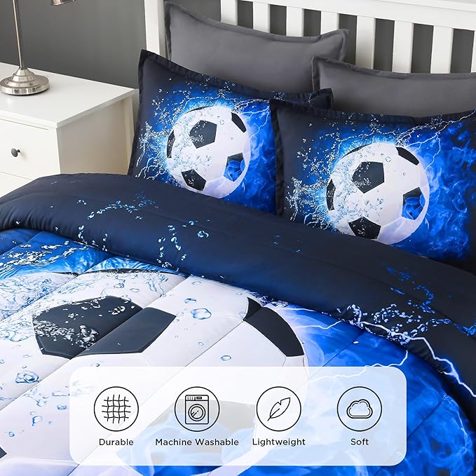 Microfiber Comforter Set - Queen - 90 x 90 in - 3 Piece