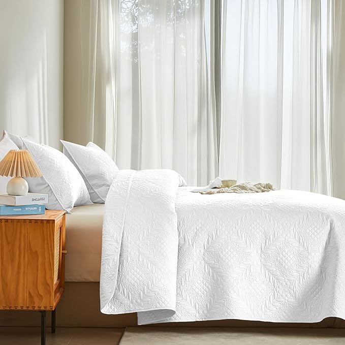 Microfiber Quilt Set - Twin - 2 Piece