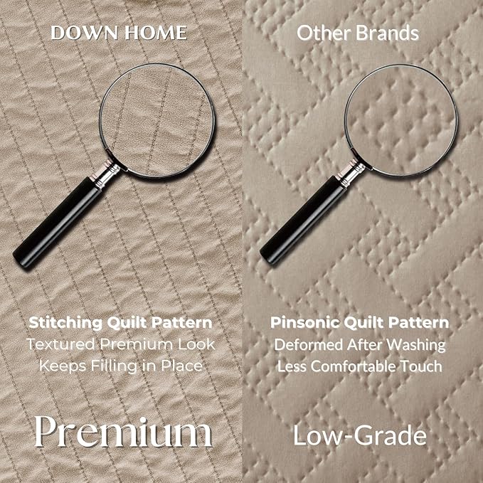 Microfiber Quilt Set - Twin