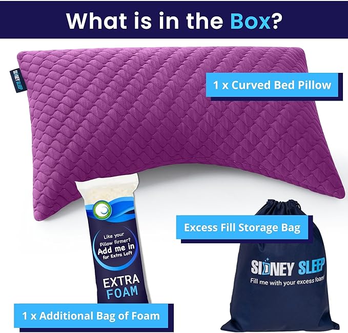 Memory Foam Bed Pillow - Queen